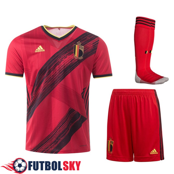 Camiseta Futbol Bélgica Titular (Cortos+Calcetines) 2020/2021