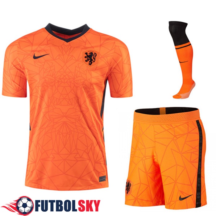 Camiseta Futbol Países Bajos Titular (Cortos+Calcetines) 2020/2021