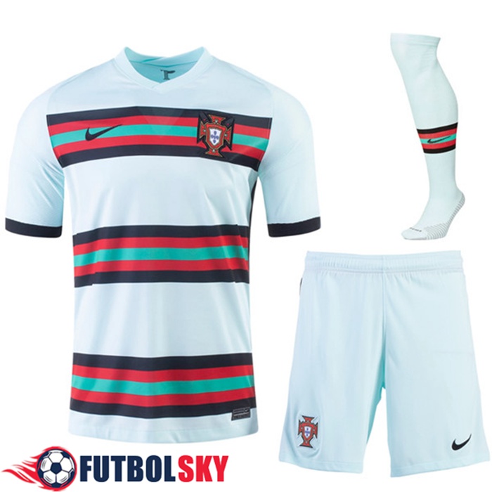 Camiseta Futbol Portugal Alternativo (Cortos+Calcetines) 2020/2021