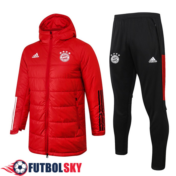 Chaqueta De Plumas Bayern Munich Rojo + Pantalones 2020/2021