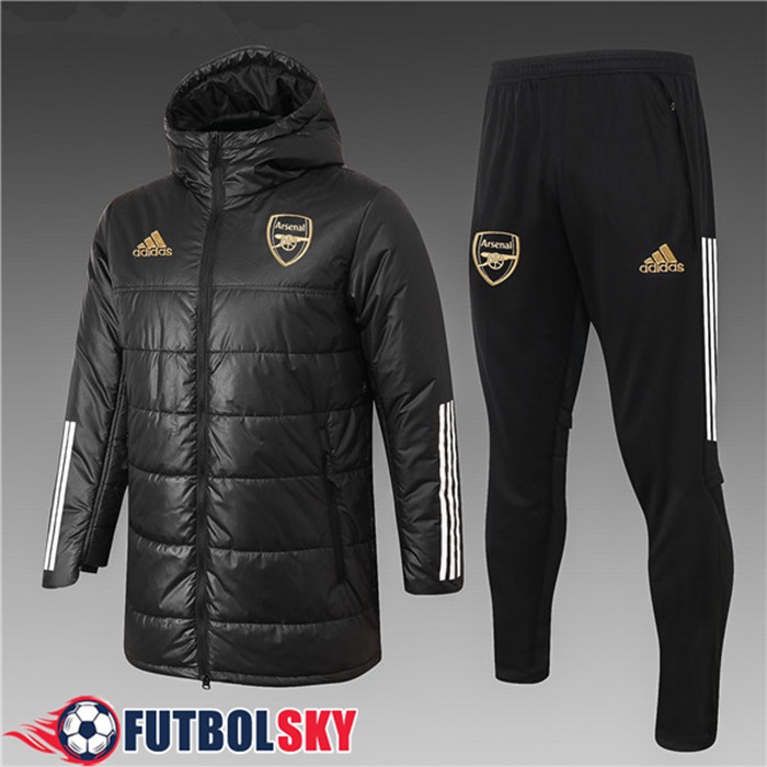 Chaqueta De Plumas Arsenal Negro + Pantalones 2020/2021