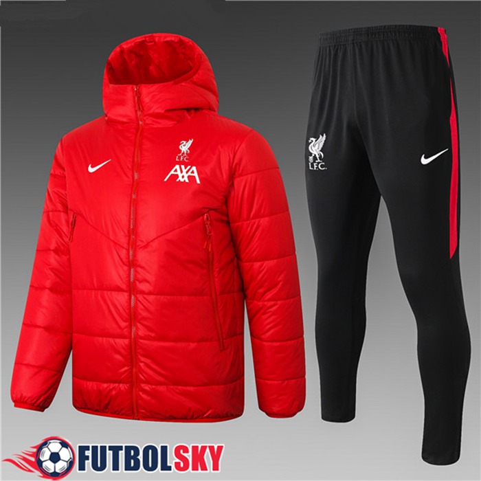Chaqueta De Plumas FC Liverpool Rojo + Pantalones 2020/2021