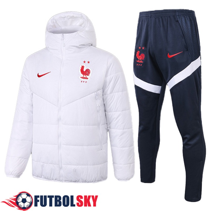 Chaqueta De Plumas Francia + Pantalones Blanca 2020/2021