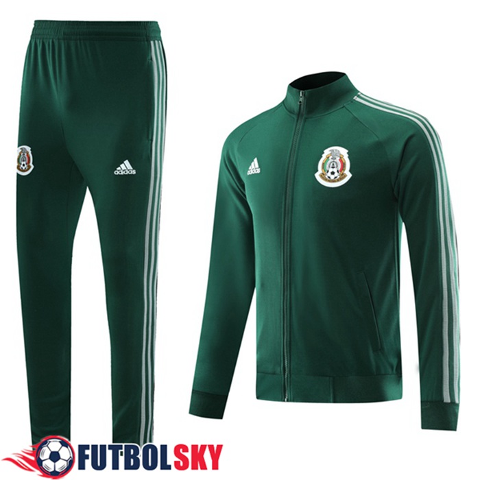 Chandal Equipos De Futbol - Chaqueta México Verde 2020/2021