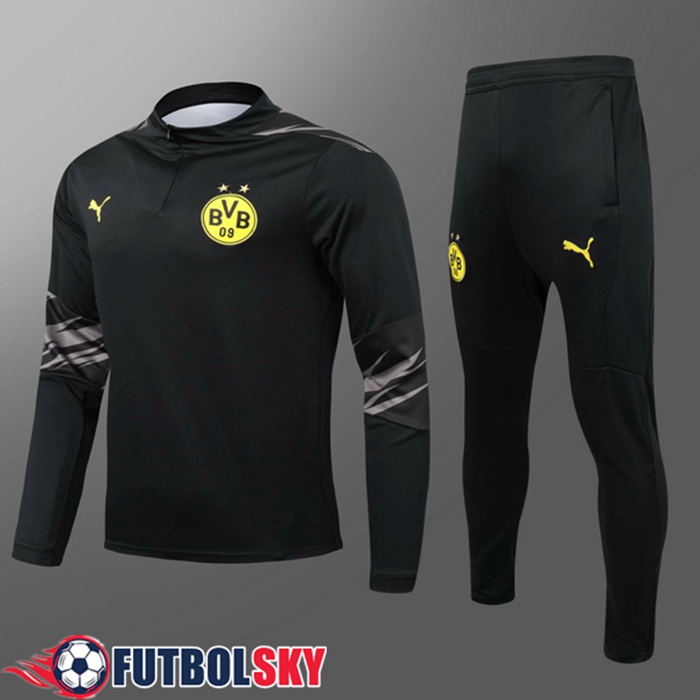 Chandal Equipos De Futbol Dortmund BVB Niños Negro 2020/2021