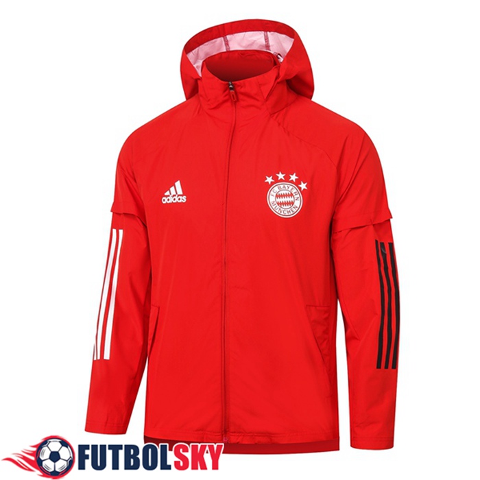 Rompevientos Chaquetas Futbol Bayern Munich Rojo 2020/2021