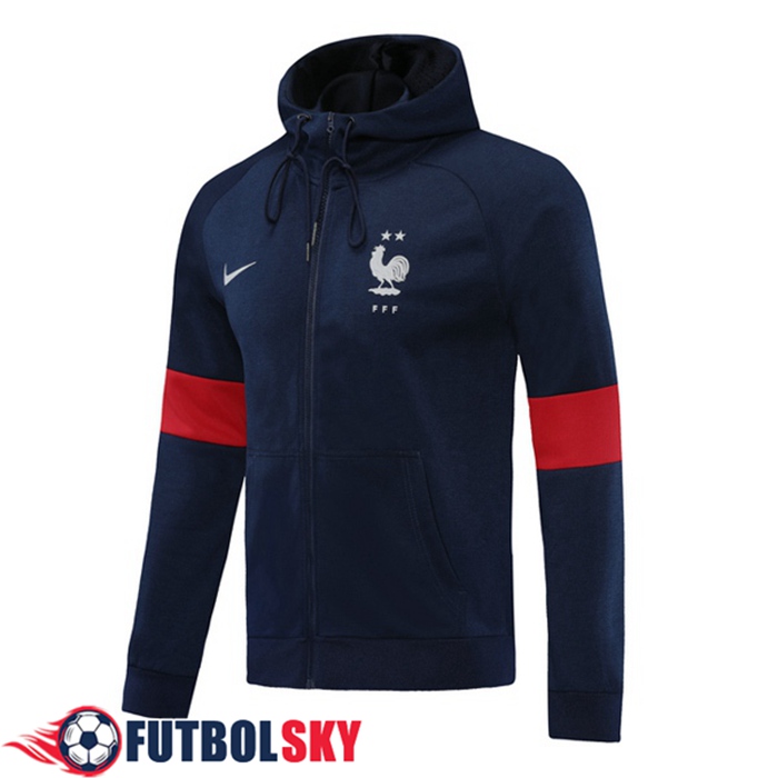Rompevientos Chaquetas Futbol Francia Azul Real 2020/2021