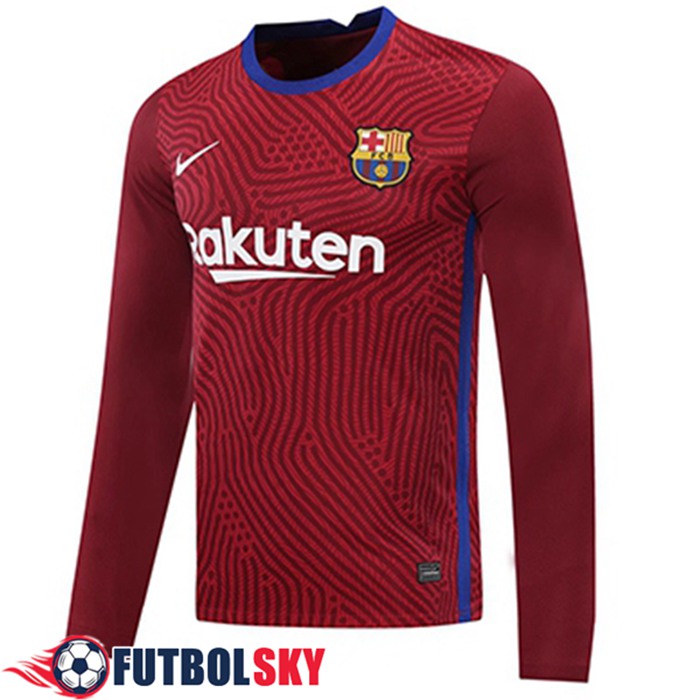Camiseta FC Barcelona Portero Rojo Manga Larga 2020/2021