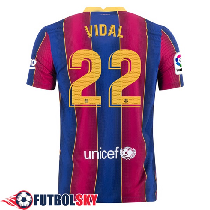 Camiseta FC Barcelona (VIDAL 22) Titular 2020/2021