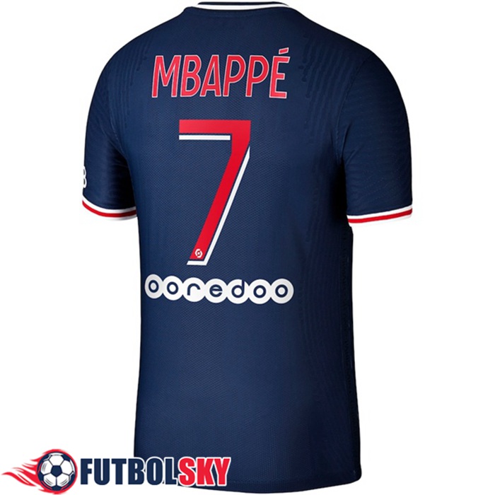 Camiseta PSG (Mbappé 7) Titular 2020/2021
