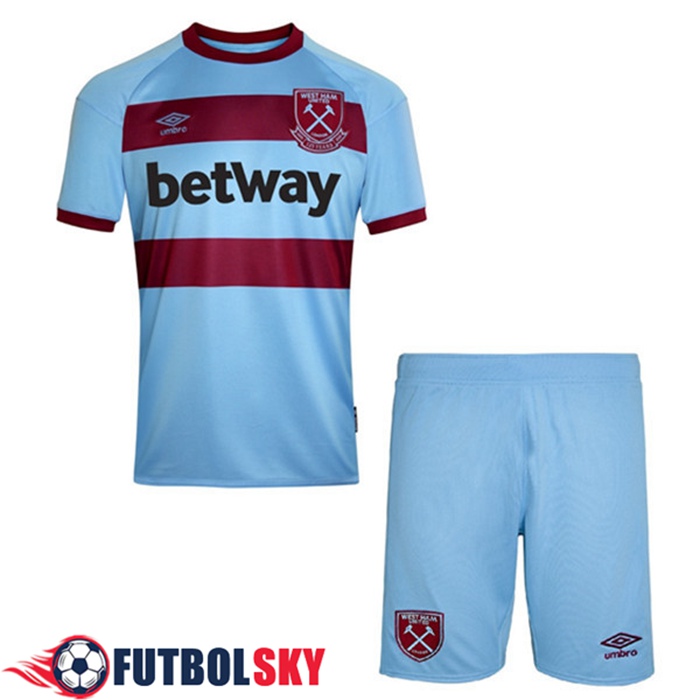 Camiseta De Futbol West Ham Niños Alternativo 2020/2021