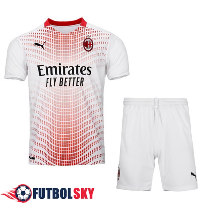 Camiseta De Futbol AC Milan Niños Alternativo 2020/2021