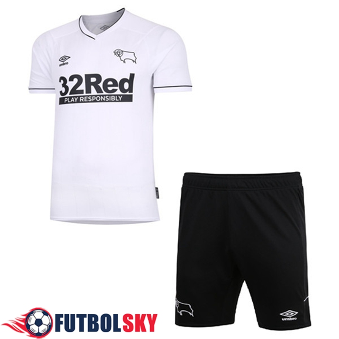 Camiseta De Futbol Derby County Niños Titular 2020/2021