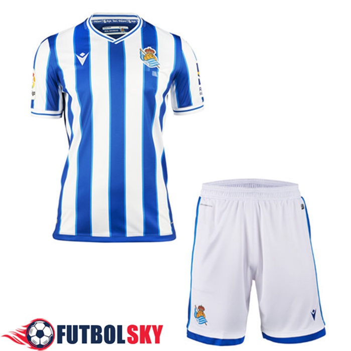 Camiseta De Futbol Real Sociedad Niños Titular 2020/2021