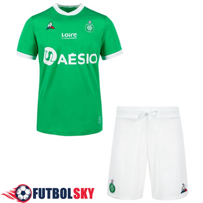 Camiseta De Futbol AS St Etienne Niños Titular 2020/2021