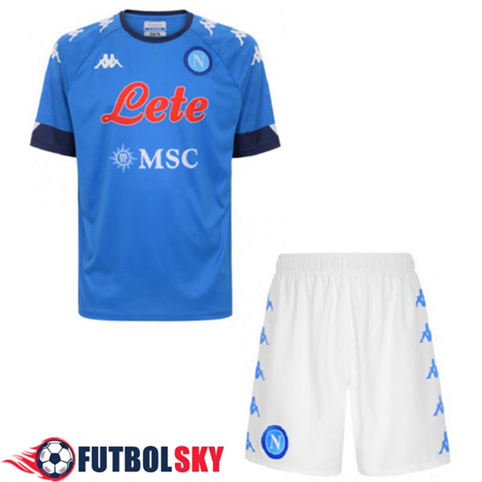 Camiseta De Futbol SSC Naples Niños Titular 2020/2021