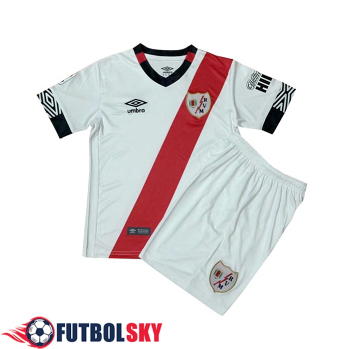 Camiseta De Futbol Rayo Vallecano Niños Titular 2020/2021