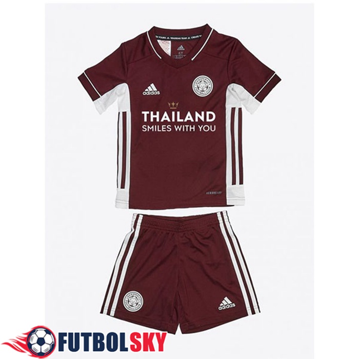 Camiseta De Futbol Leicester City Niños Tercero 2020/2021