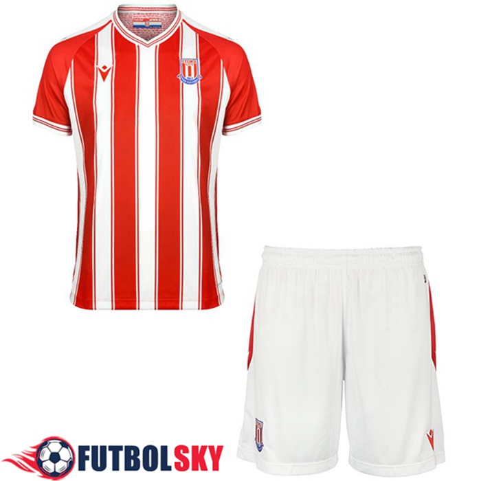 Camiseta De Futbol Stoke City Niños Titular 2020/2021