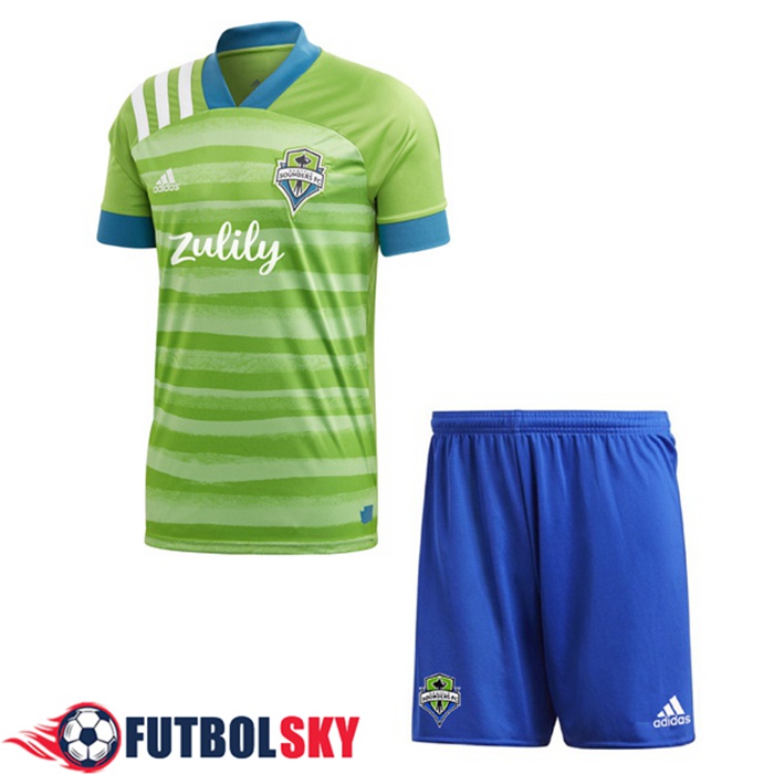 Camiseta De Futbol Seattle Sounders Niños Titular 2020/2021