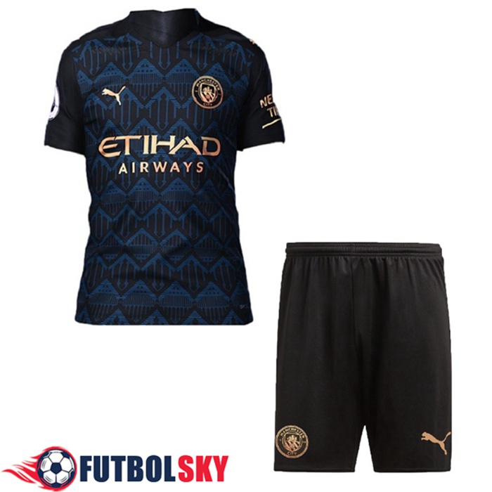 Camiseta De Futbol Manchester City Niños Alternativo 2020/2021