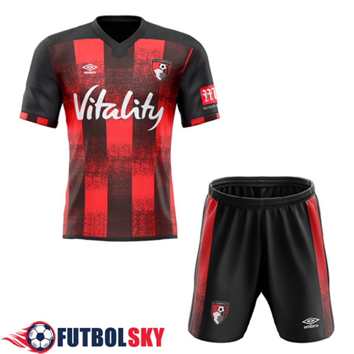 Camiseta De Futbol AFC Bournemouth Niños Titular 2020/2021