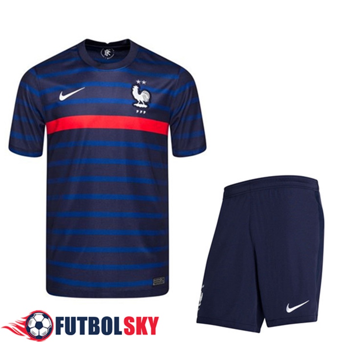 Camisetas Equipos Francia Niños Titular UEFA Euro 2020