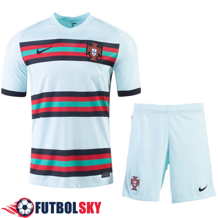 Camisetas Equipos Portugal Niños Alternativo UEFA Euro 2020