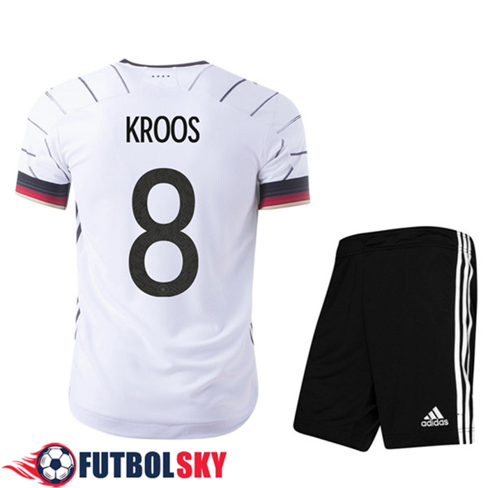 Camiseta Alemania (Kroos 8) Niños Titular UEFA Euro 2020