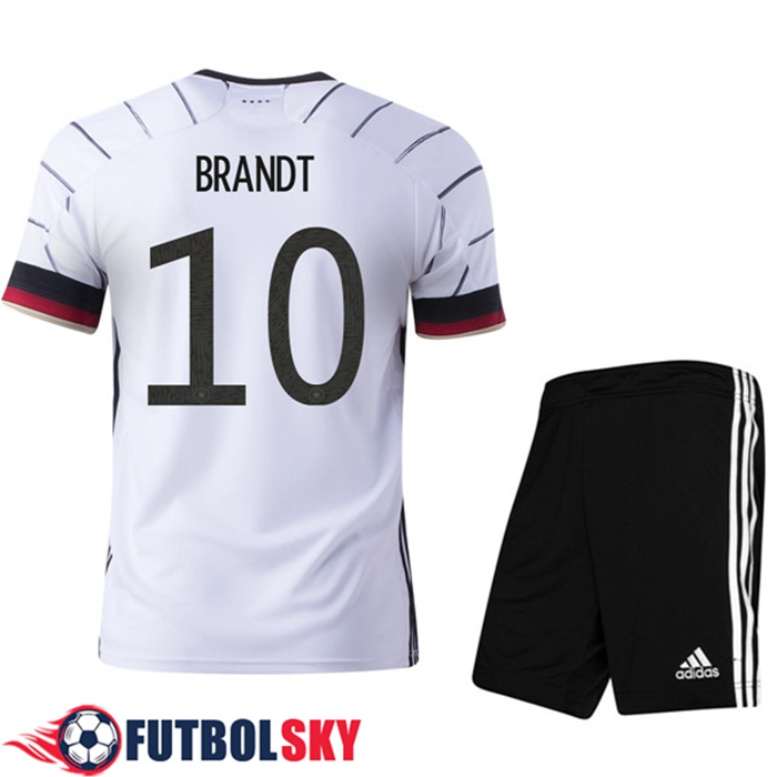 Camiseta Alemania (Brandt 10) Niños Titular UEFA Euro 2020