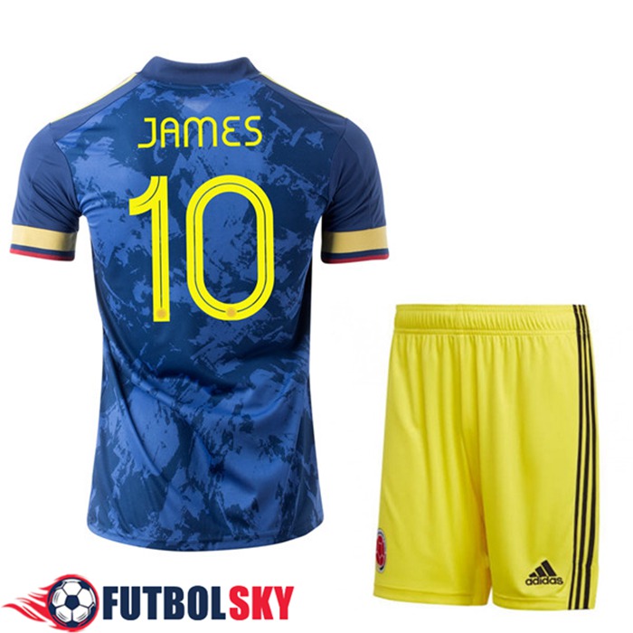 Camiseta Colombia (JAMES 10) Niños Alternativo UEFA Euro 2020
