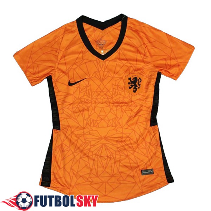 Camiseta De Futbol Países Bajos Mujer Titular 2020/2021