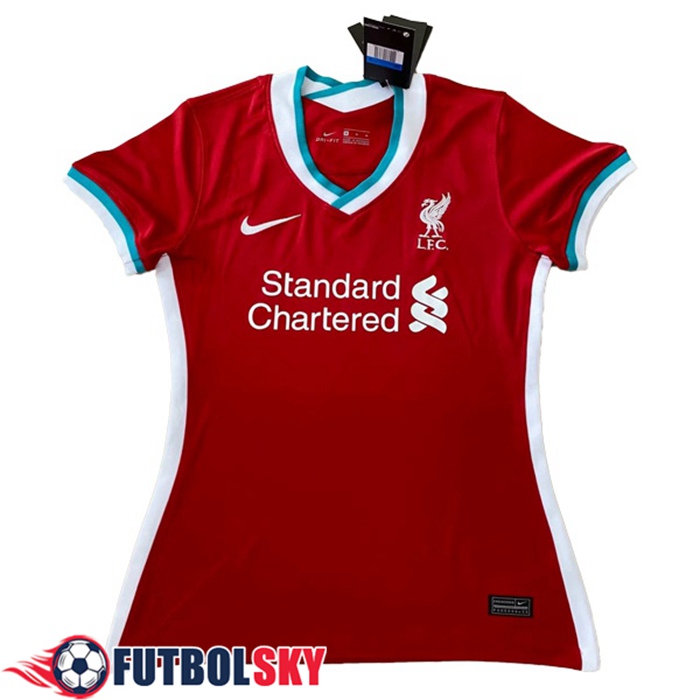 Camiseta De Futbol FC Liverpool Mujer Titular 2020/2021