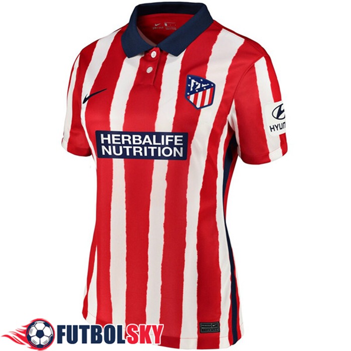 Camiseta De Futbol Atletico Madrid Mujer Titular 2020/2021