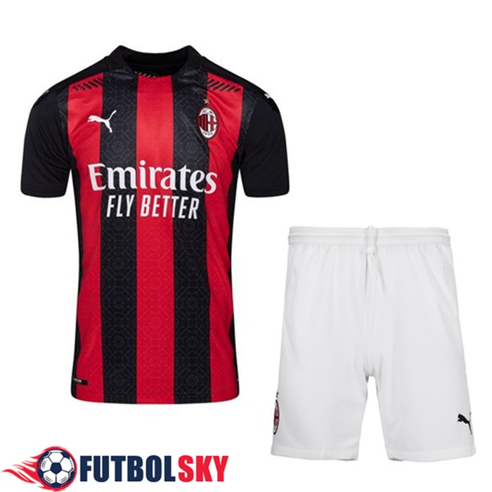 Camiseta Futbol AC Milan Titular + Cortos 2020/2021