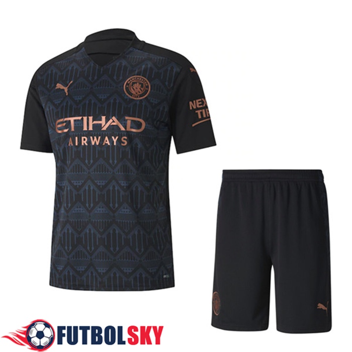Camiseta Futbol Manchester City Alternativo + Cortos 2020/2021