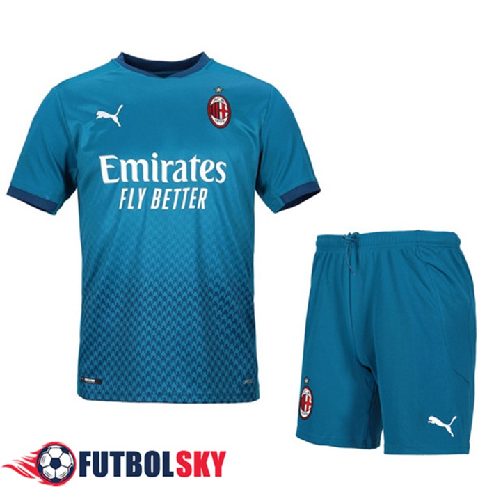 Camiseta Futbol AC Milan Tercero + Cortos 2020/2021