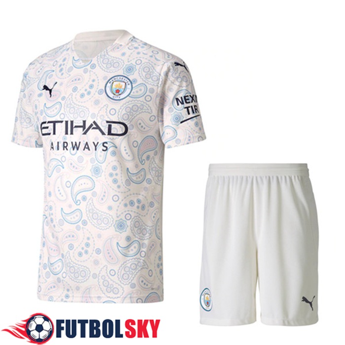Camiseta Futbol Manchester City Tercero + Cortos 2020/2021