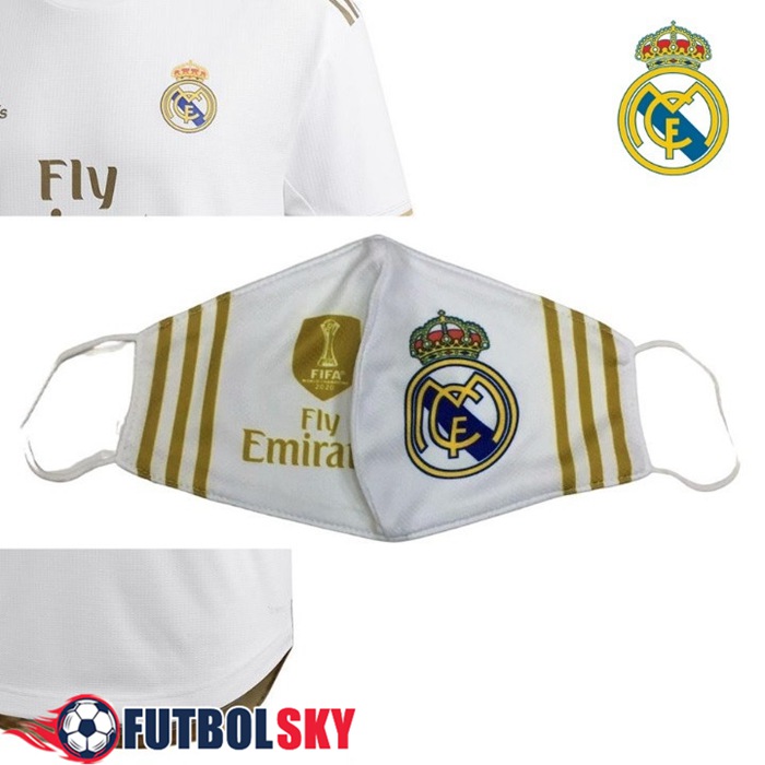 Mascarilla Real Madrid M1 Para Polvo Con Filtro Polvo