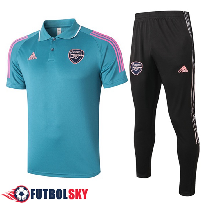Camiseta Polo Futbol Arsenal + Pantalones Verde 2020/2021