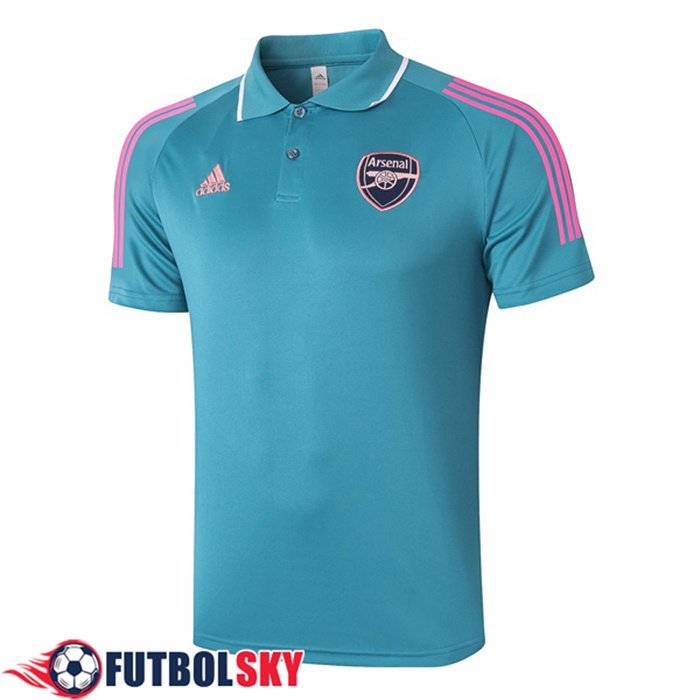Camiseta Polo Futbol Arsenal Verde 2020/2021